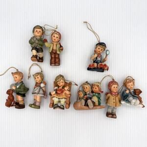 VTG Goebel Berta Hummel Christmas Ornaments 2003-2004 Lot of 9 Collectible